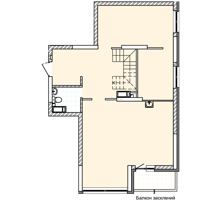 Чотирьохкімнатна квартира 147,14 кв.м. будинок №3, секція №1, 11-12 поверх в Житловому Комлексі Святобор